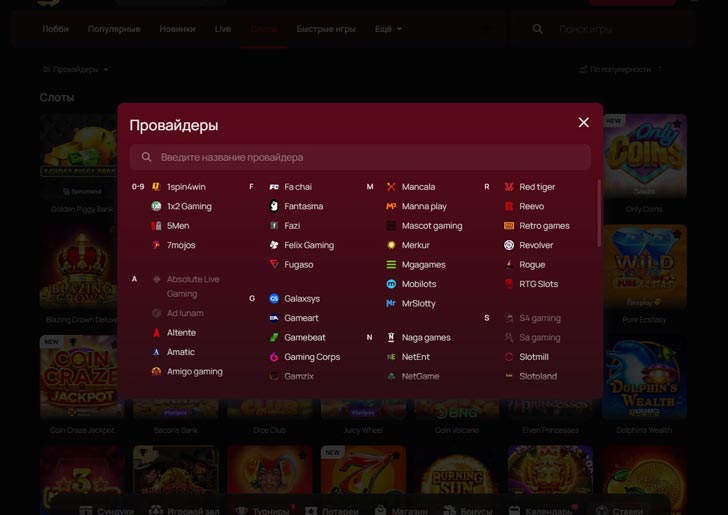 Провайдеры